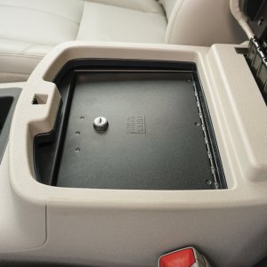 GMC Sierra 1500 Console Safe - Tuffy Products - Keyed Lock - Black - `07-`13